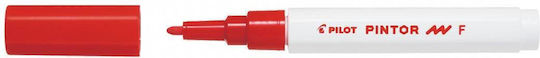 Pilot Pintor F Ανεξίτηλος Μαρκαδόρος Κόκκινο 2.8mm