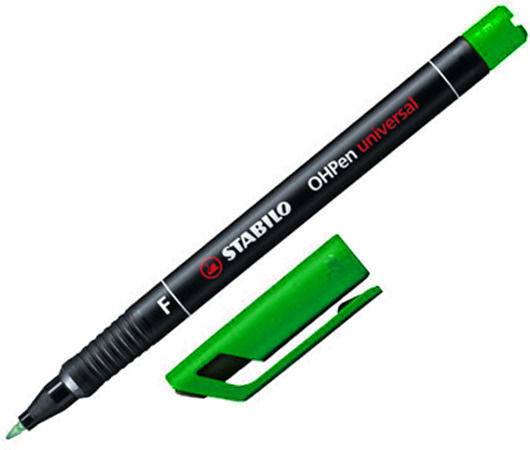 Stabilo ΟΗP Marker pentru Folii 0.7mm Green /36)