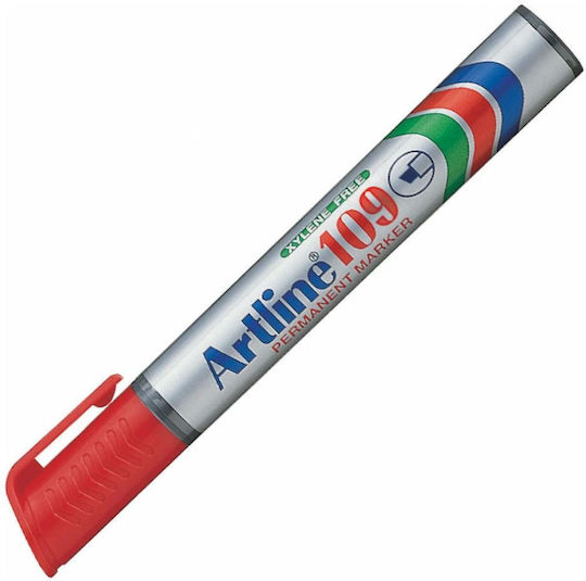 Artline 109 Marker Permanent 5mm Roșu