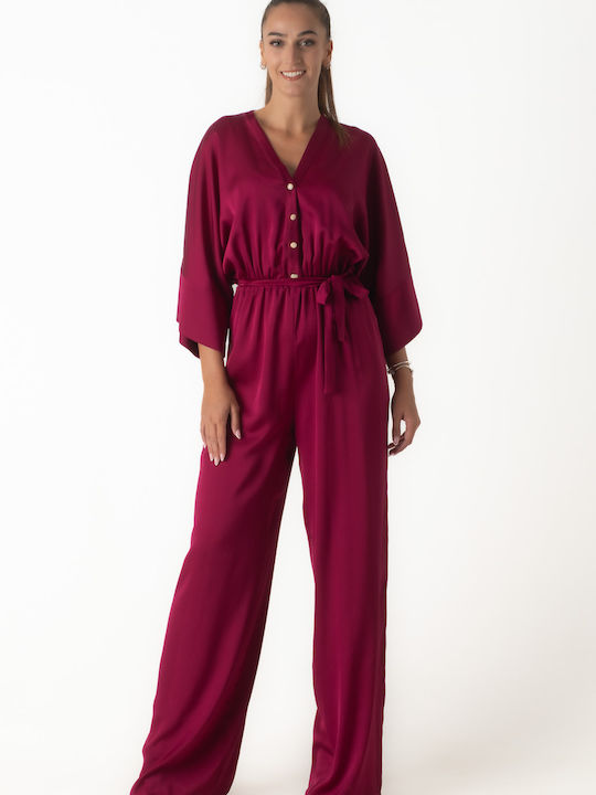 No Stress Women's One-piece Suit Ruby