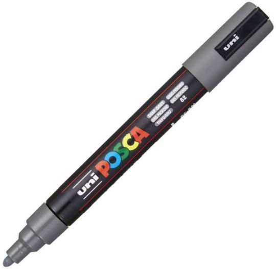 Acrylic Marker Deep Grey 1.8-2.5mm Uniposca Pc-5m