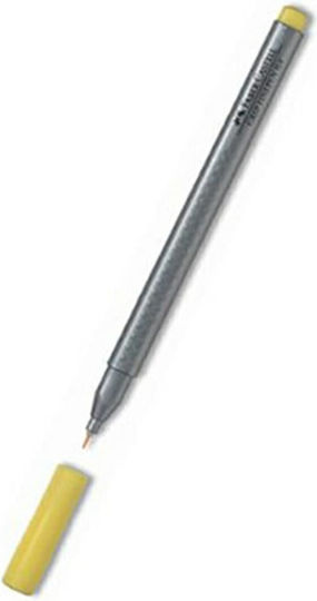 Faber-Castell Finepen Grip Design Marker 0.4mm Light Yellow (Μiscellaneous Colours)