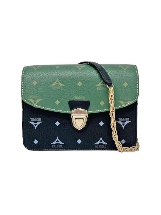 La tour Eiffel Women's Bag Shoulder Black Green