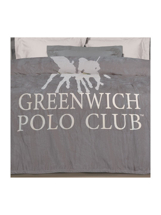 Greenwich Polo Club Decke Vlies Einzel 160x220cm 3489 Grey