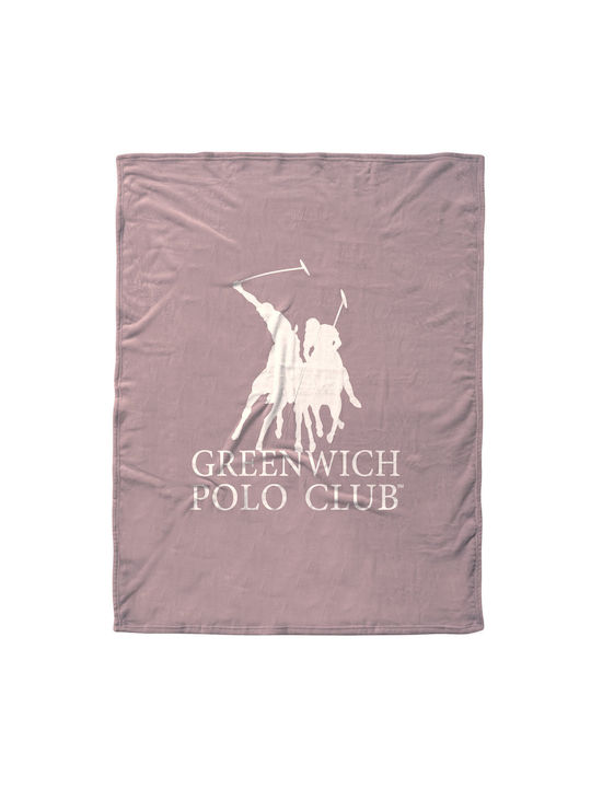 Greenwich Polo Club 3491 Fleece Single Blanket 160x220cm Nude