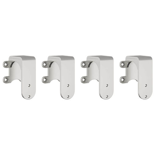 vidaXL Sliding Door Mechanism for Middle Door 183cm Silver