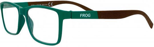 Frog Optical Lesebrille +1.00 in Grün Farbe