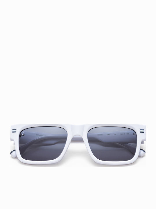 Woodys Barcelona Ciro Unisex Γυαλιά Ηλίου με Λευκό Κοκκάλινο Σκελετό και Γκρι Φακό Ciro 04