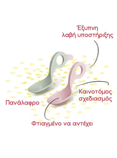 I Can Βρεφικό Σετ με Κουτάλια από Πλαστικό Μπλε 2τμχ