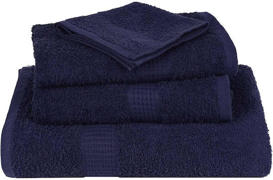 vidaXL Badehandtuch 80x200cm Blau 2Stücke Gewicht 360gr/m²