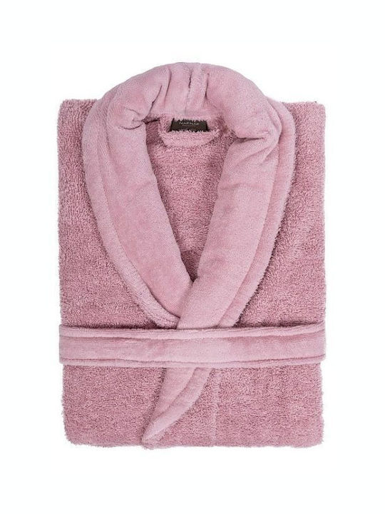 Viokarpet Bathrobe with Collar Lilac
