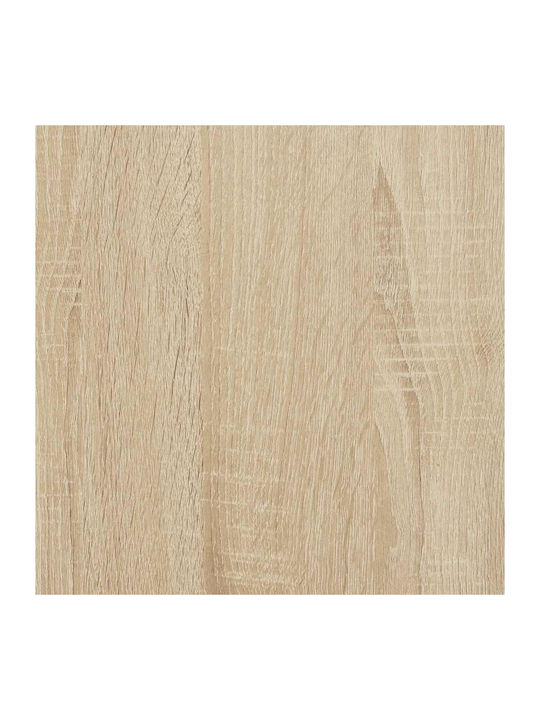Ъглов Стенен Рафт Кафяв 32x32x127.5см