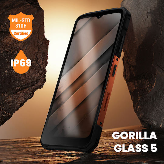 Hammer Construction 2 Thermal 5G (8/256GB) Ανθεκτικό Smartphone Μαύρο