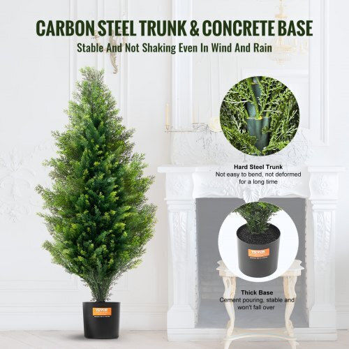 Christmas Decorative Illuminated Tree Green 2pcs