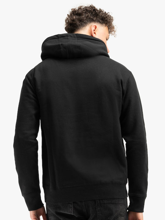 Lonsdale Black Hoodie Sweatshirt