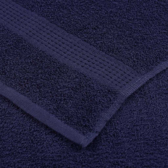 vidaXL Сет от 10 Кърпи за Басейн в Хотел 200x80 см. Син Тегло 360gsm