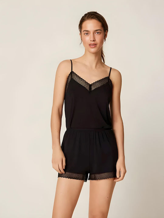 Chicret Winter Babydoll Schwarz