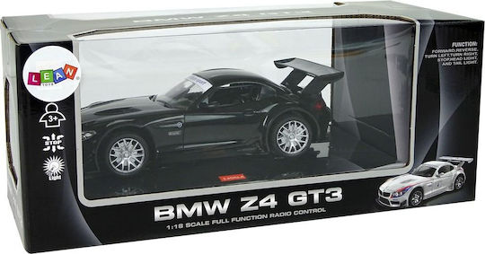 Leantoys Sports Car R C 1:18 BMW Z4 GT3 Black Lights 2.4 G 9610257 5904204756648