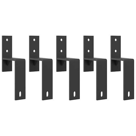 vidaXL Sliding Door Mechanism for Interior Door 152.5cm Black