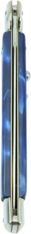 Blue Marble Automatic Knife Stiletto Blade 33 Cm