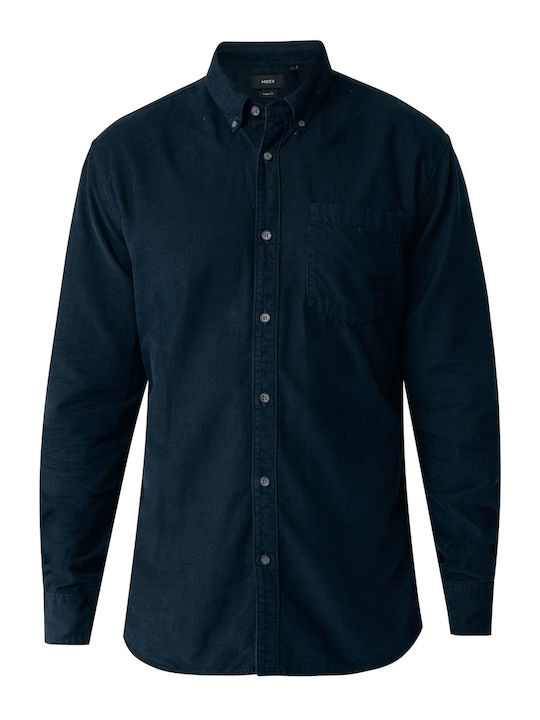 Langärmlig Hemd Gestreift Blue