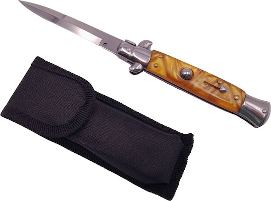 Set Două Cuțite Automate Lamă Stiletto 23 Cm Albastru Maro
