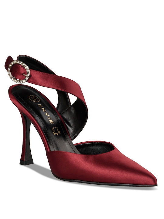 Envie Shoes Red Heels Pumps