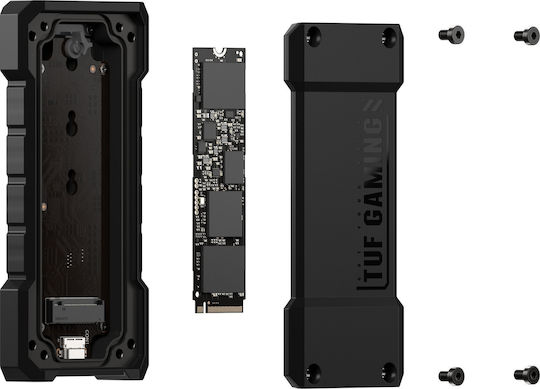 Asus Tuf Gaming A2 Θήκη για Σκληρό Δίσκο M.2 PCI Express NVME με σύνδεση Type-C