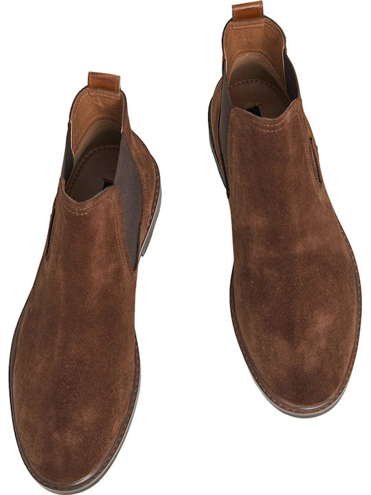 Suede Brown Chelsea Boots