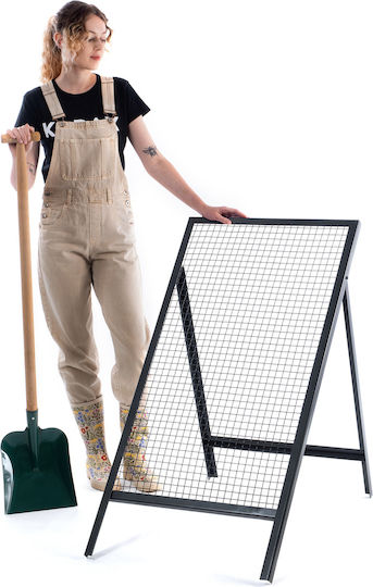 Sită de construcție Kadax pentru nisip, sol, pietriș 120x60cm plasă de 20mm