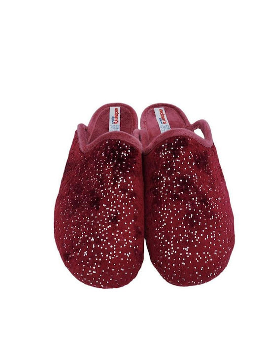 Adam's Shoes Anatomical Slippers Burgundy