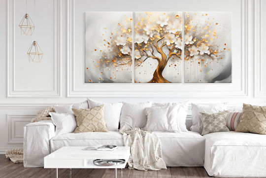 Decowalls Трикратен Картина Платнен 60x120см