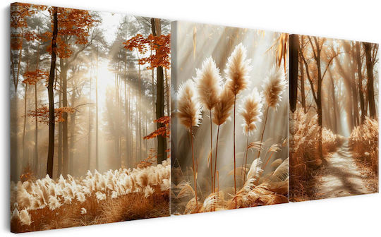 Decowalls Threefold Painting on Canvas 60x120cm