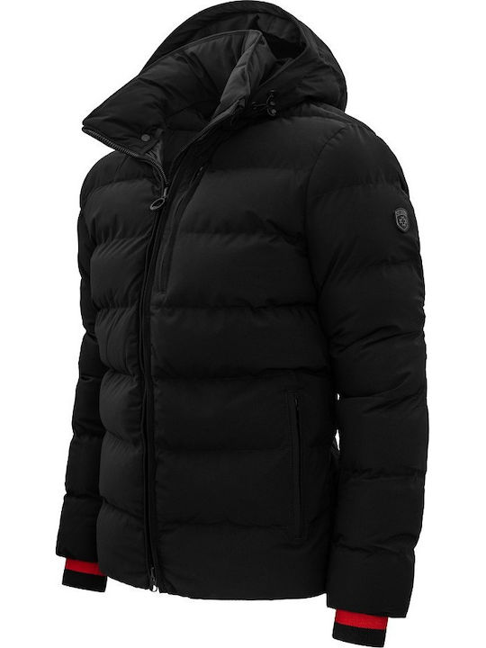 Winter Jacket Puffer Waterproof and Windproof Black