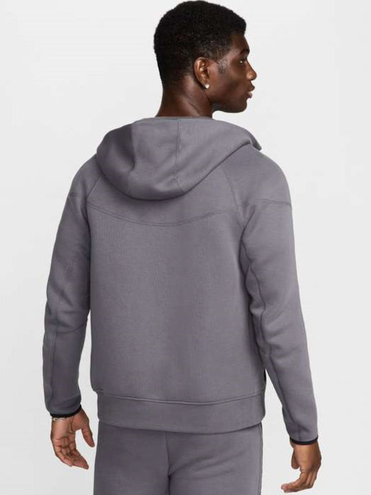 Nike Men's Fleece Cardigan Gray