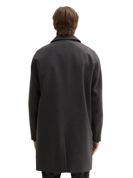 Tom Tailor Men's Half Coat Charcoal