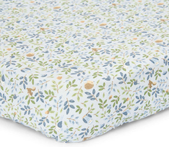 Little Dutch Cearșaf Single Cu elastic Bumbac Forest Adventure 90x200cm