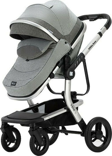 Kikka Boo Irene Verstellbar 3 in 1 Baby Kinderwagen Geeignet für Neugeborene Gray 10.7kg