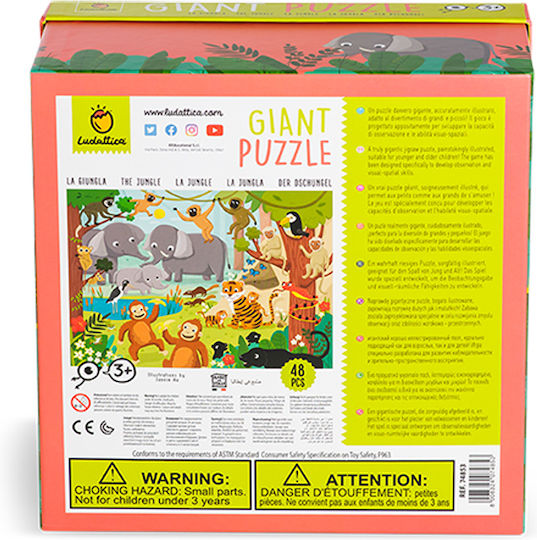 Kinderpuzzle The Jungle für 3++ Jahre 48pcs