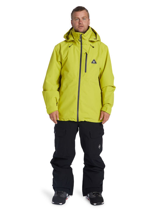 DC Basis 30k ADYTJ03059-GHS0 Männer Jacke aus für Ski & Snowboard Grün