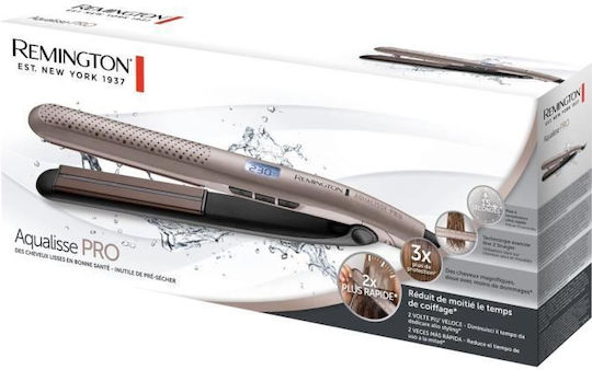 Remington Aqualisse Pro S7972 Πρέσα Μαλλιών με Κεραμικές Πλάκες