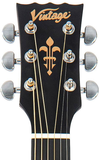 Vintage Semi-Akustik Gitarre Parlour Spruce
