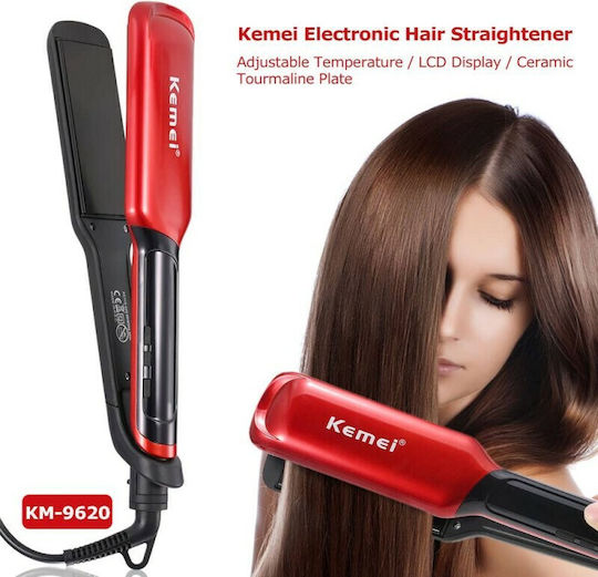 Kemei KM-9620 Hair Straightener with Ceramic Plates 45W