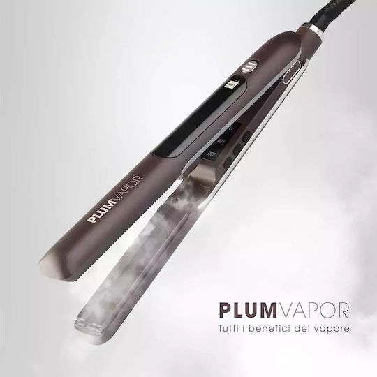 Labor Pro Plum Vapor 8735115 Hair Straightener with Steam and Ceramic Plates 25mm