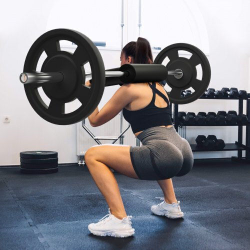 Vevor ​Squat Bar 1.5kg Μήκους 87cm με Κολάρα Ασφαλείας
