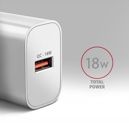 Axagon Charger Without Cable 18W Quick Charge 3.0 Whites