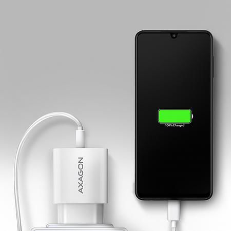 Axagon Charger Without Cable 18W Quick Charge 3.0 Whites