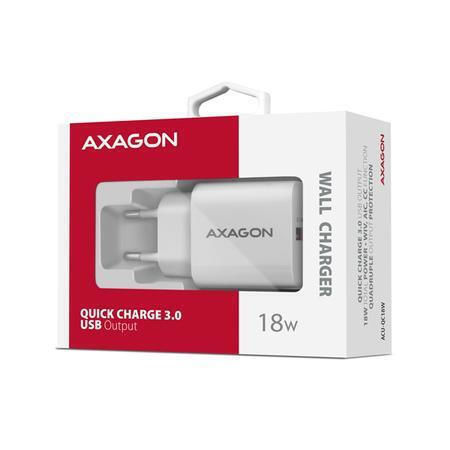 Axagon Charger Without Cable 18W Quick Charge 3.0 Whites