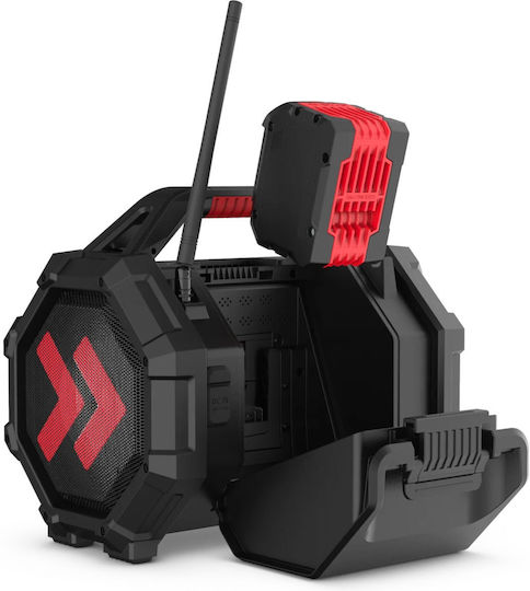 PerfectPro OCT-18V Tragbares Radio DAB+ mit Bluetooth Schwarz