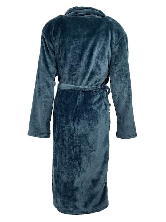 Sweet Secret De iarnă De bărbați Robe Petrol Blue
